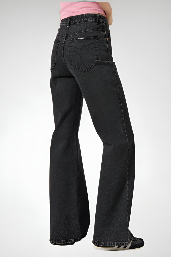 ROLLA'S Womens Eastcoast Flare in Black Sand