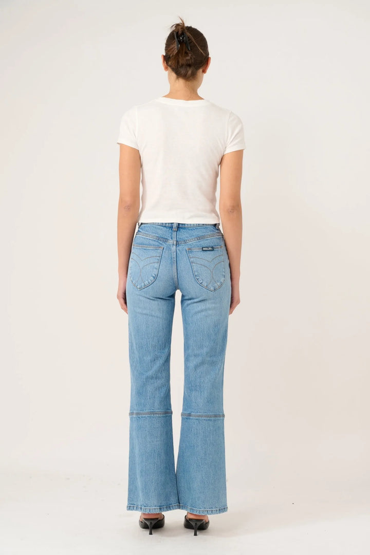 ROLLA'S Womens Eastcoast Flare in Lennon Vintage Blue