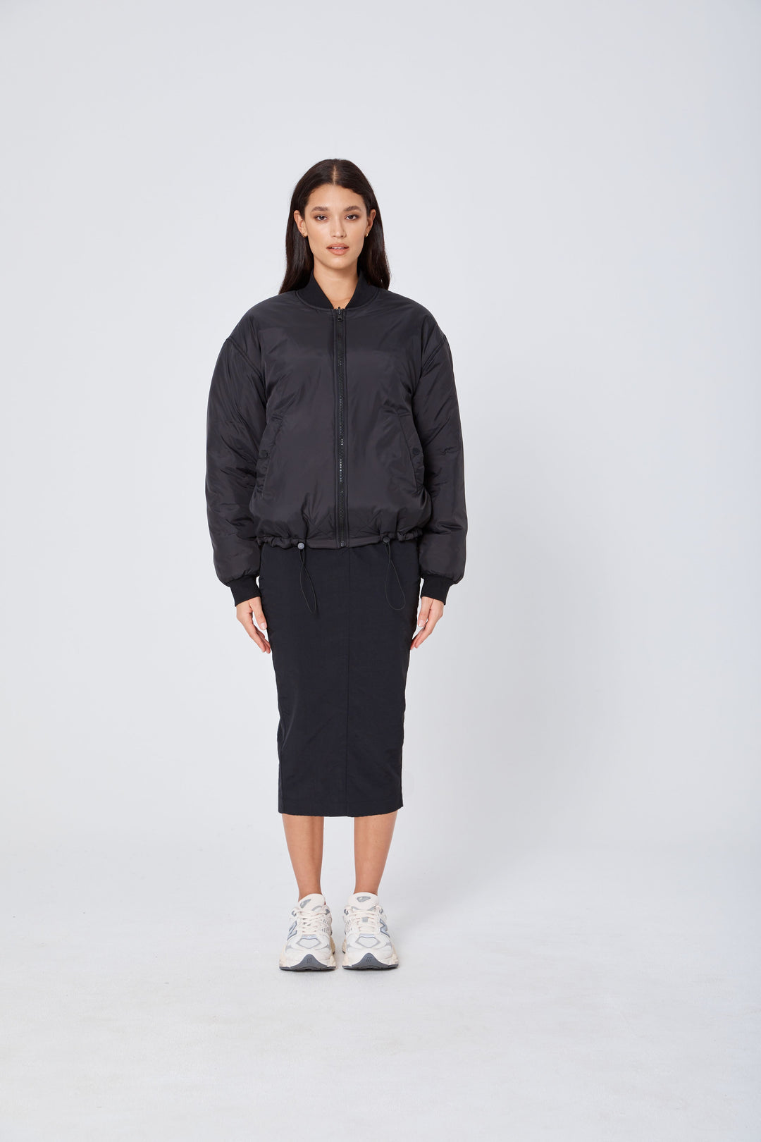 Pre Order ROZALIA x ATOIR Womens The Bomber Jacket Black, WOMENS COATS & JACKETS, APPAREL BY ROZALIA, Elwood 101
