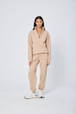 Pre Order ROZALIA x ATOIR Womens The Collar Jumper Sand, WOMENS KNITS & SWEATERS, APPAREL BY ROZALIA, Elwood 101