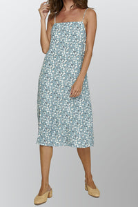 Rue Stiic WOMENS GRADY MIDI DRESS DESERT FLORAL- POWDER BLUE, WOMENS DRESSES, RUE STIIC, Elwood 101