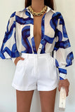 RUNAWAY THE LABEL Womens Fleetwood Blouse - Vista Cobalt, WOMENS TOPS & SHIRTS, RUNAWAY, Elwood 101