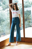 Rollas WOMENS SAILOR JEAN - ASHLEY BLUE, WOMENS DENIM, ROLLAS, Elwood 101