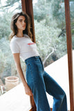 Rollas WOMENS SAILOR JEAN - ASHLEY BLUE, WOMENS DENIM, ROLLAS, Elwood 101