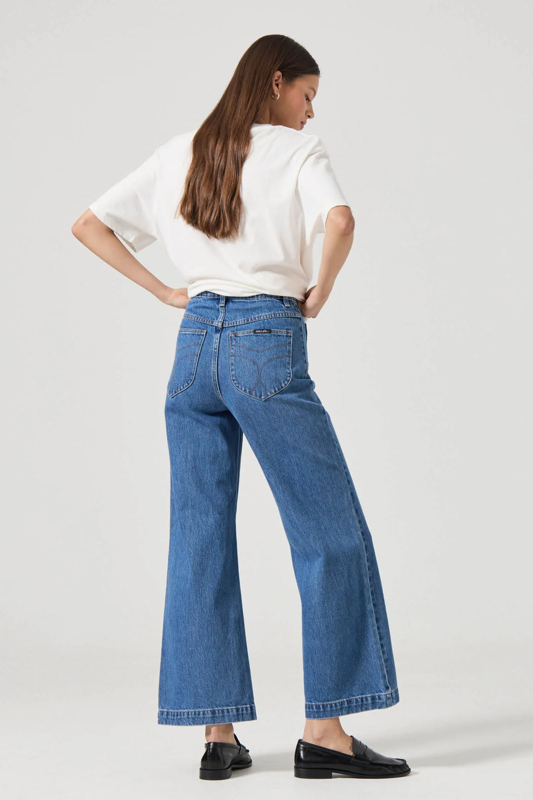 Rollas WOMENS SAILOR JEAN - ASHLEY BLUE, WOMENS DENIM, ROLLA'S, Elwood 101