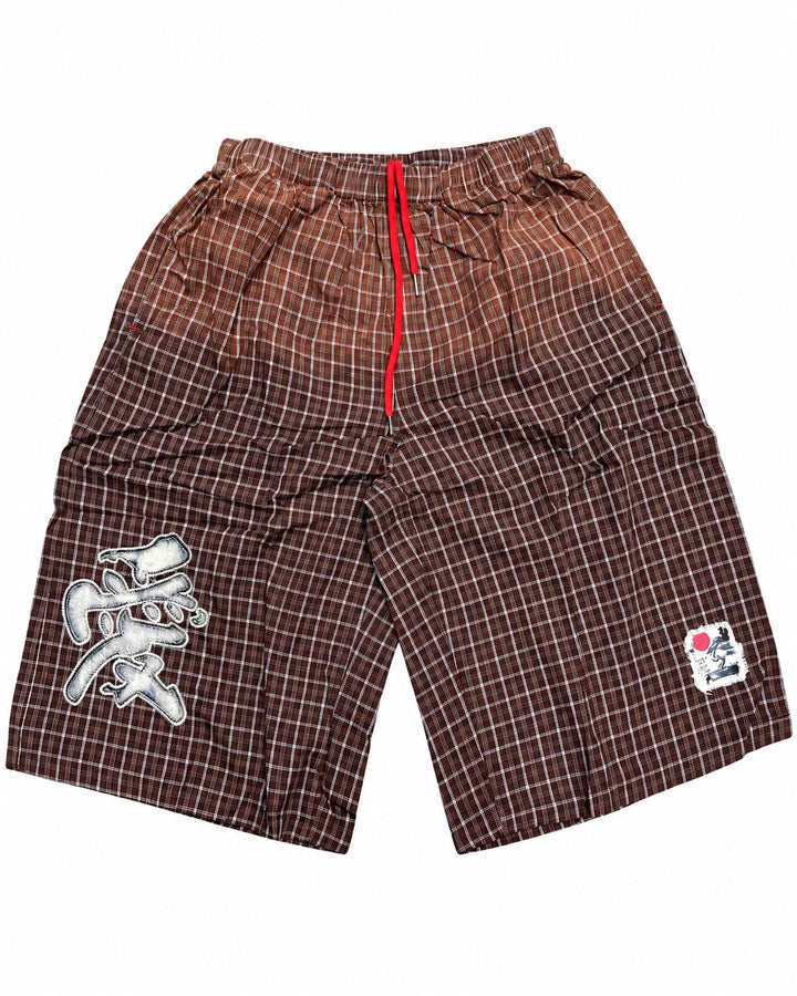 SABBI Womens Tokyo Plaid Jort in Brown/Cream Check, WOMENS SHORTS, SABBI, Elwood 101