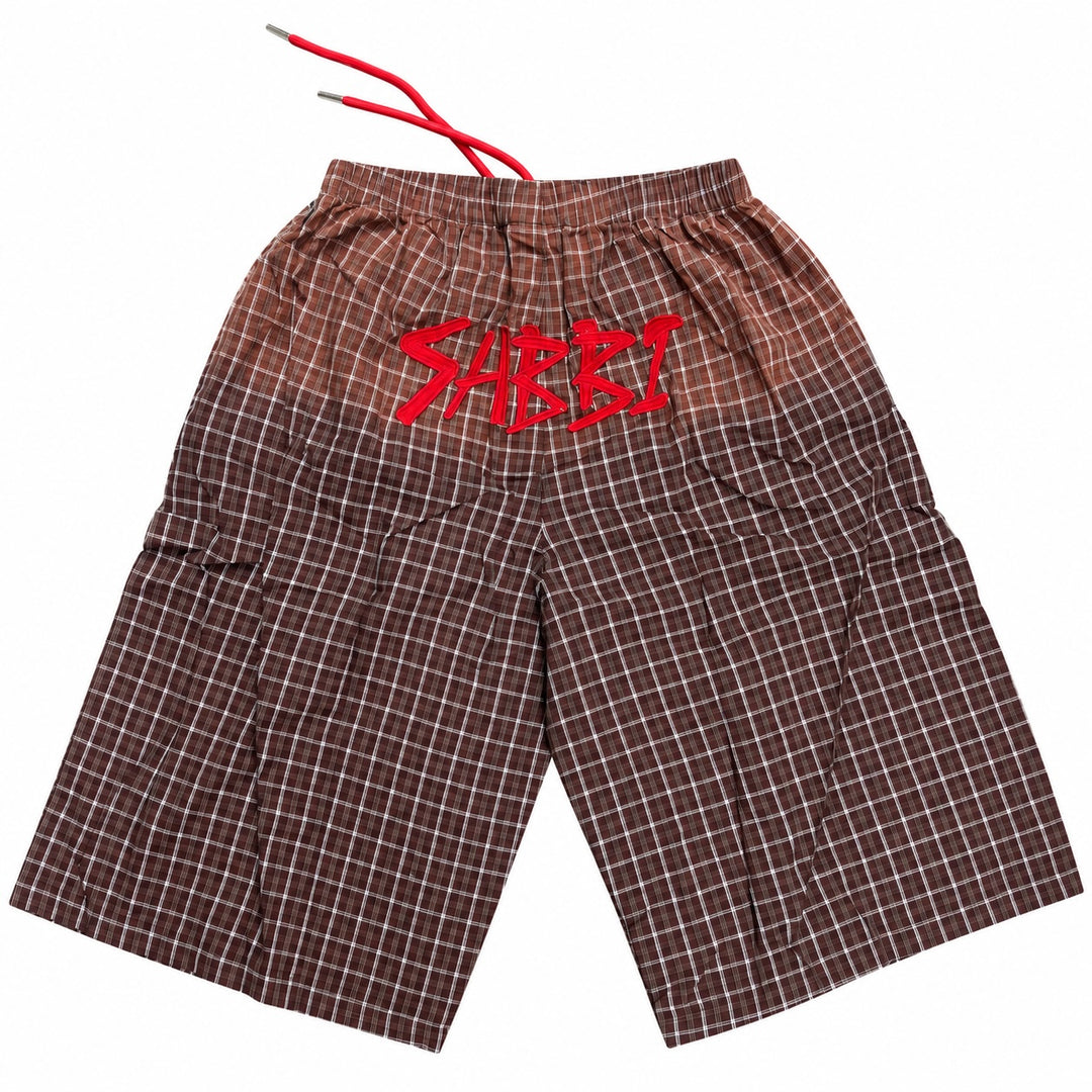 SABBI Womens Tokyo Plaid Jort in Brown/Cream Check, WOMENS SHORTS, SABBI, Elwood 101