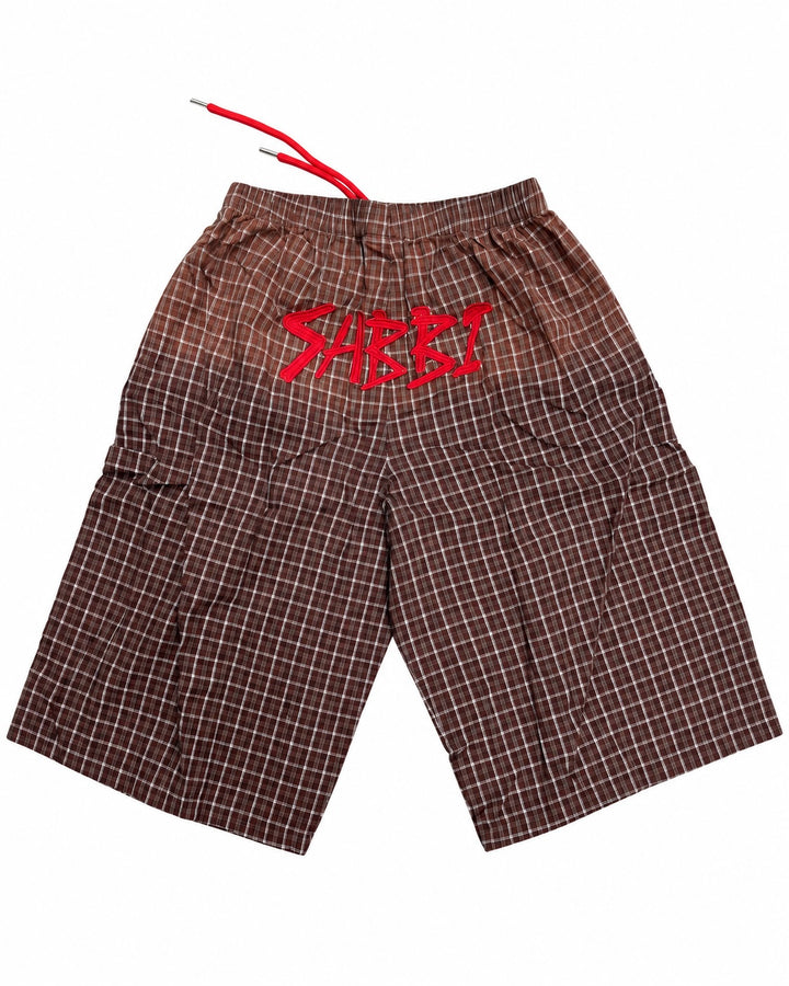 SABBI Womens Tokyo Plaid Jort in Brown/Cream Check, WOMENS SHORTS, SABBI, Elwood 101