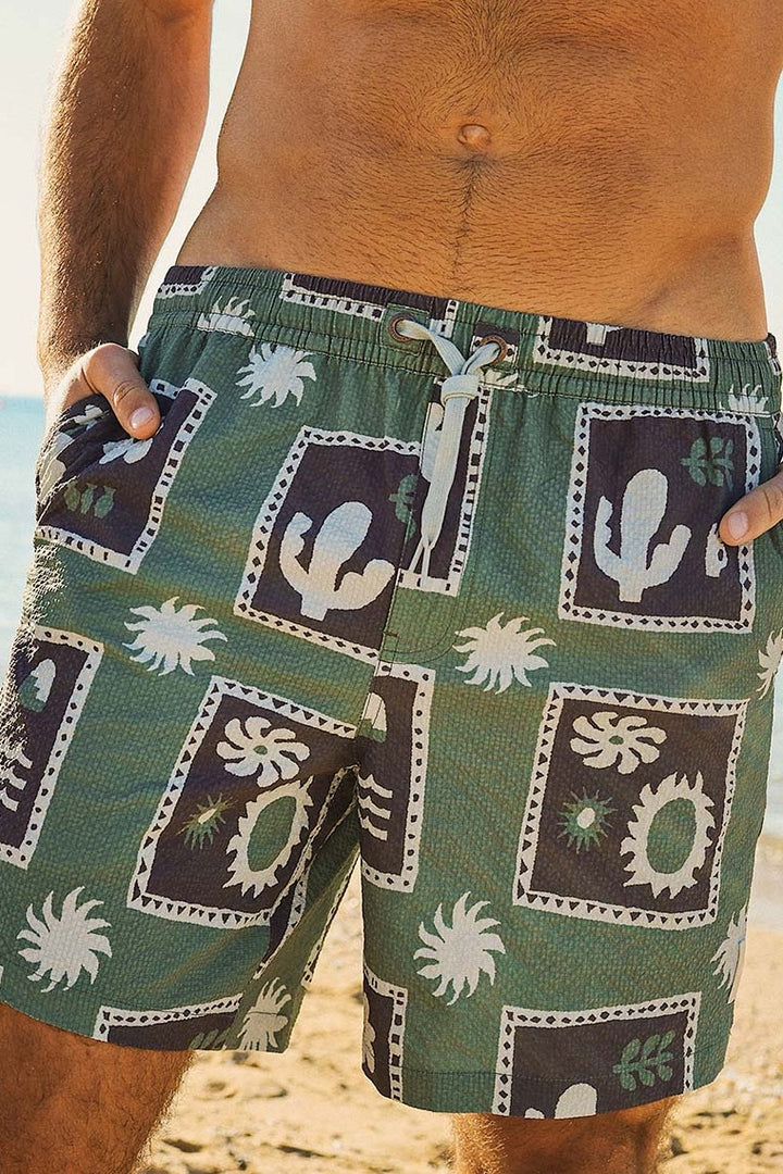 SKWOSH CLUB Mens Joshua Tree Everyday Shorts in Green, MENS SHORTS, SKWOSH CLUB, Elwood 101