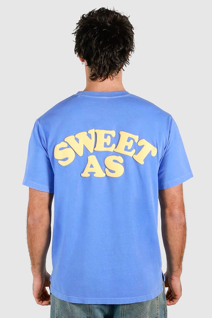 SKWOSH CLUB Mens Sweet As Slang Tee in Blue, MENS TEE SHIRTS, SKWOSH CLUB, Elwood 101