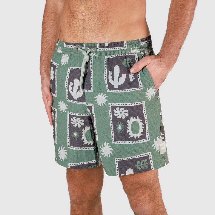 SKWOSH CLUB Mens Joshua Tree Everyday Shorts in Green, MENS SHORTS, SKWOSH CLUB, Elwood 101