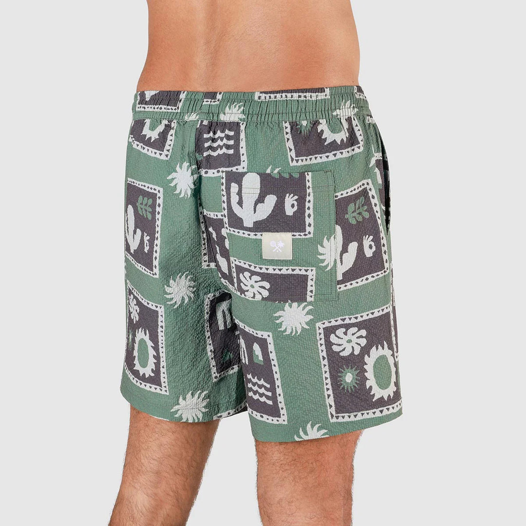 SKWOSH CLUB Mens Joshua Tree Everyday Shorts in Green, MENS SHORTS, SKWOSH CLUB, Elwood 101