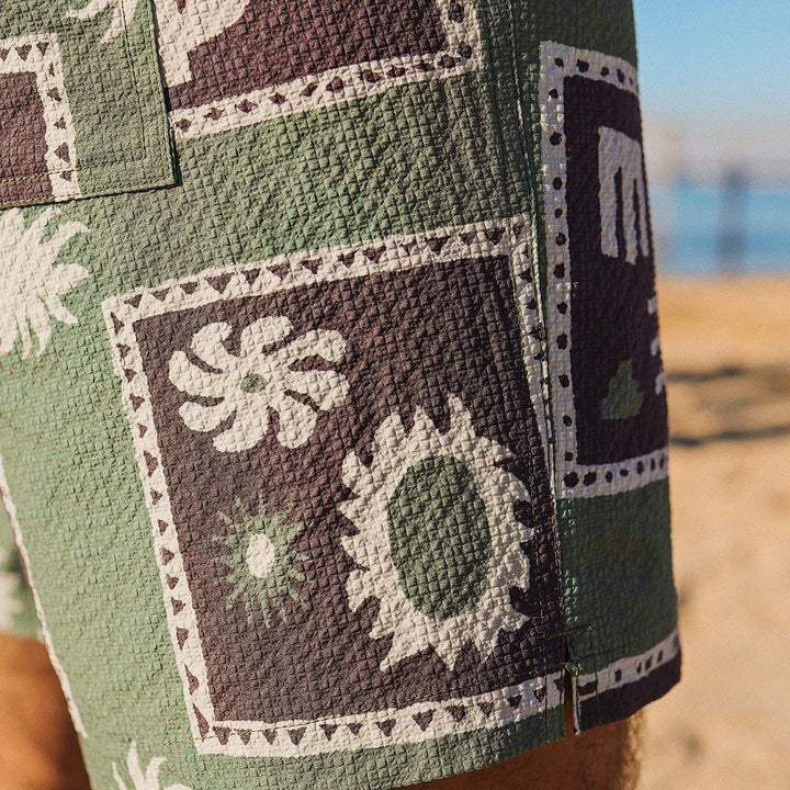 SKWOSH CLUB Mens Joshua Tree Everyday Shorts in Green, MENS SHORTS, SKWOSH CLUB, Elwood 101