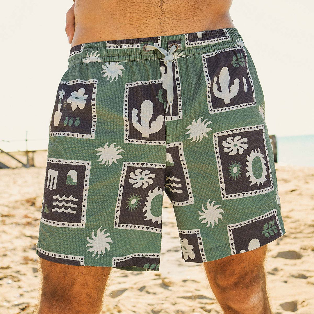 SKWOSH CLUB Mens Joshua Tree Everyday Shorts in Green, MENS SHORTS, SKWOSH CLUB, Elwood 101