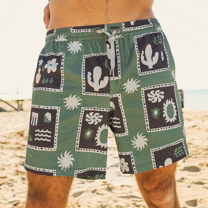 SKWOSH CLUB Mens Joshua Tree Everyday Shorts in Green, MENS SHORTS, SKWOSH CLUB, Elwood 101