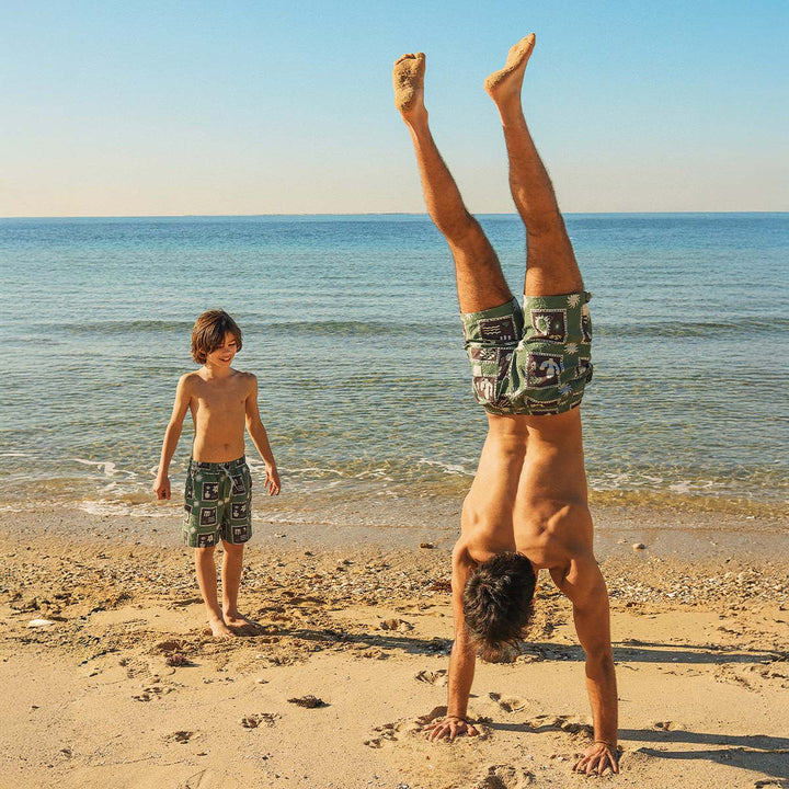 SKWOSH CLUB Mens Joshua Tree Everyday Shorts in Green, MENS SHORTS, SKWOSH CLUB, Elwood 101