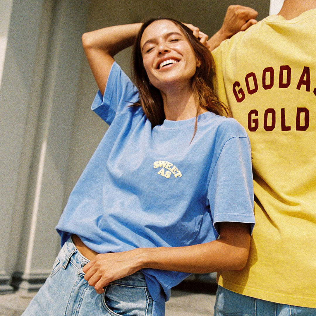 SKWOSH CLUB Mens Sweet As Slang Tee in Blue, MENS TEE SHIRTS, SKWOSH CLUB, Elwood 101