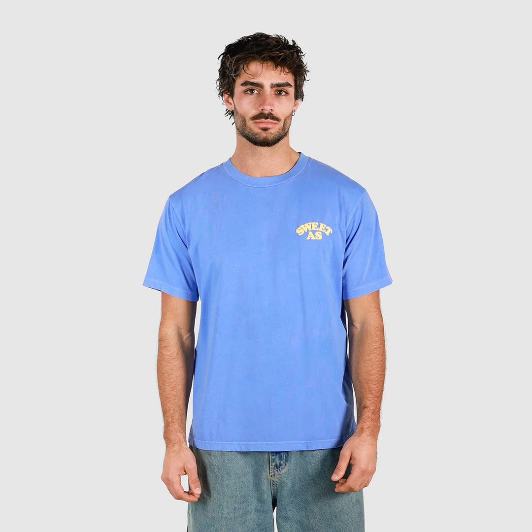 SKWOSH CLUB Mens Sweet As Slang Tee in Blue, MENS TEE SHIRTS, SKWOSH CLUB, Elwood 101