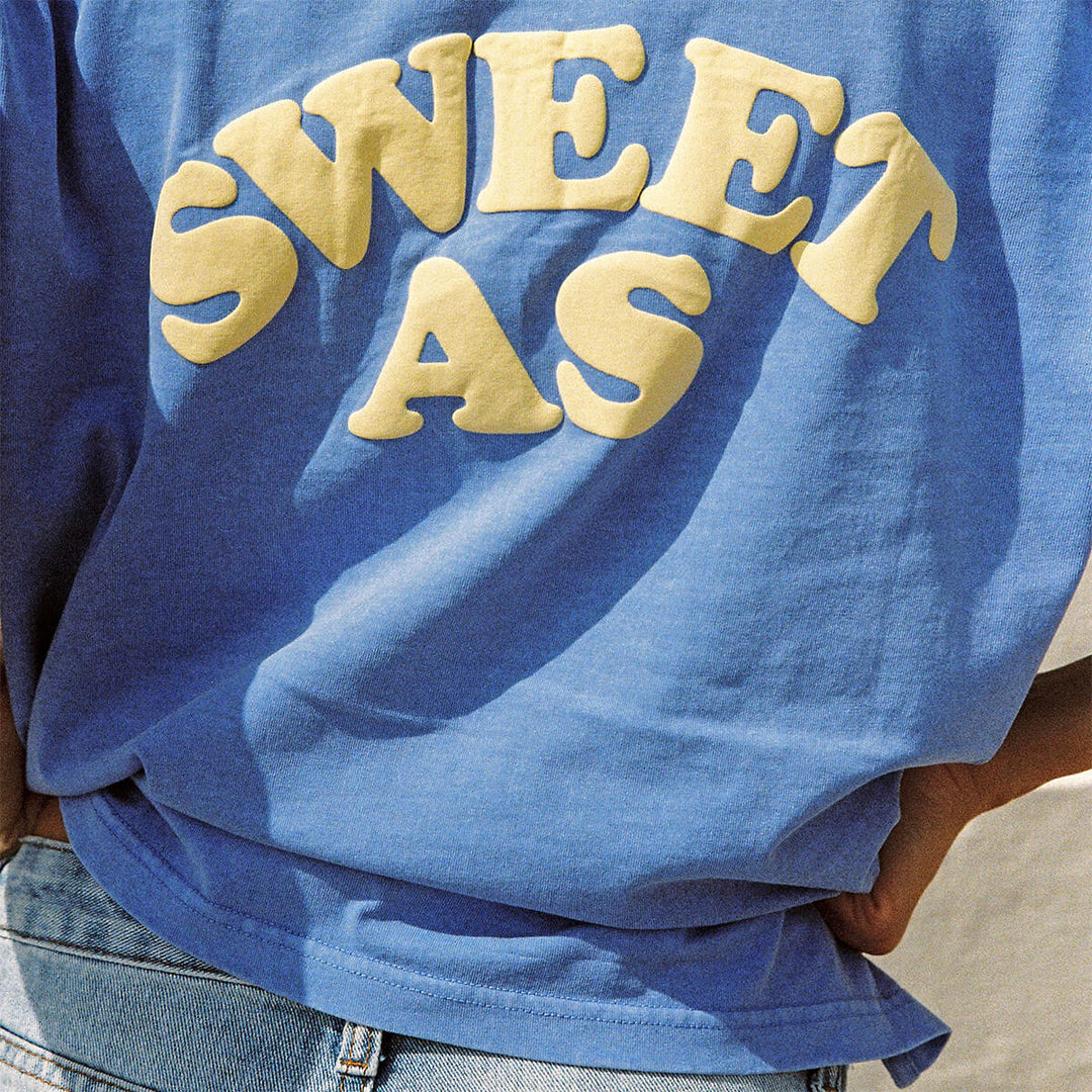 SKWOSH CLUB Mens Sweet As Slang Tee in Blue, MENS TEE SHIRTS, SKWOSH CLUB, Elwood 101