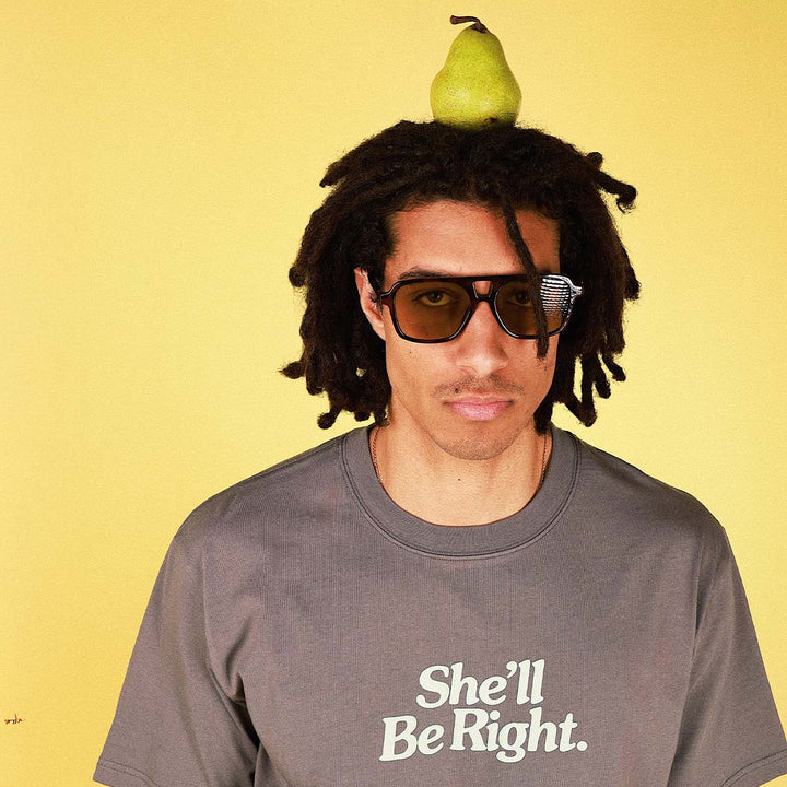 SKWOSH CLUB Mens She'll Be Right Slang Tee in Charcoal, MENS TEE SHIRTS, SKWOSH CLUB, Elwood 101