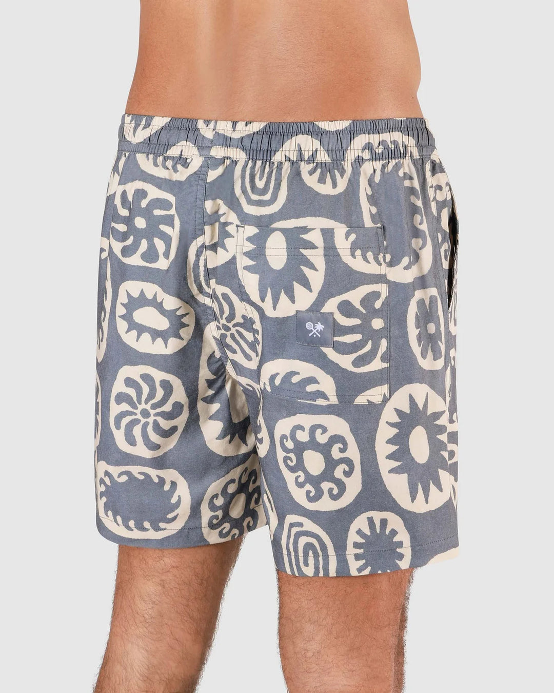 SKWOSH Mens Sunburst Everyday Shorts in Charcoal