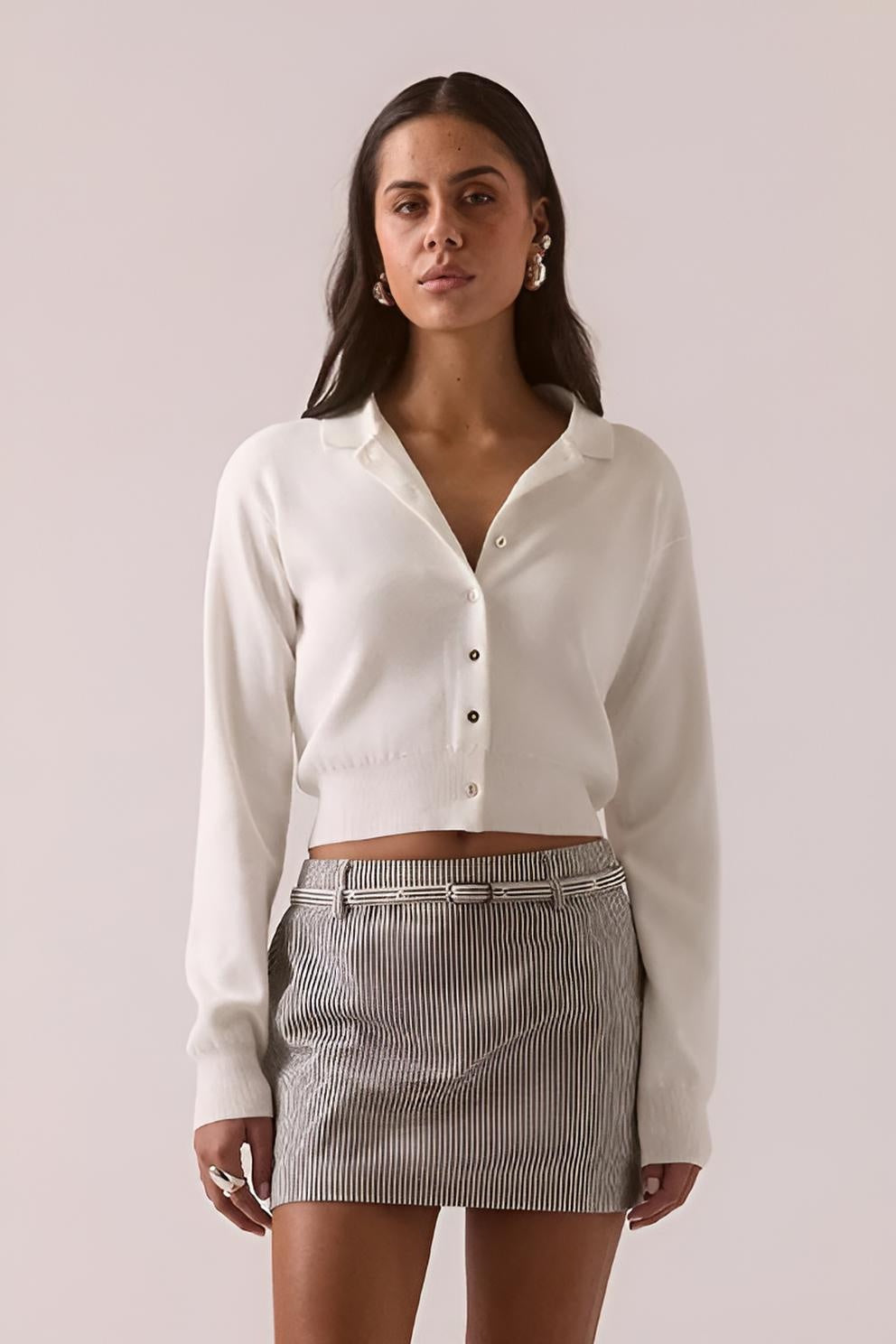 SOVERE Womens Hutton Knit in Chalk, WOMENS KNITS & SWEATERS, SOVERE, Elwood 101