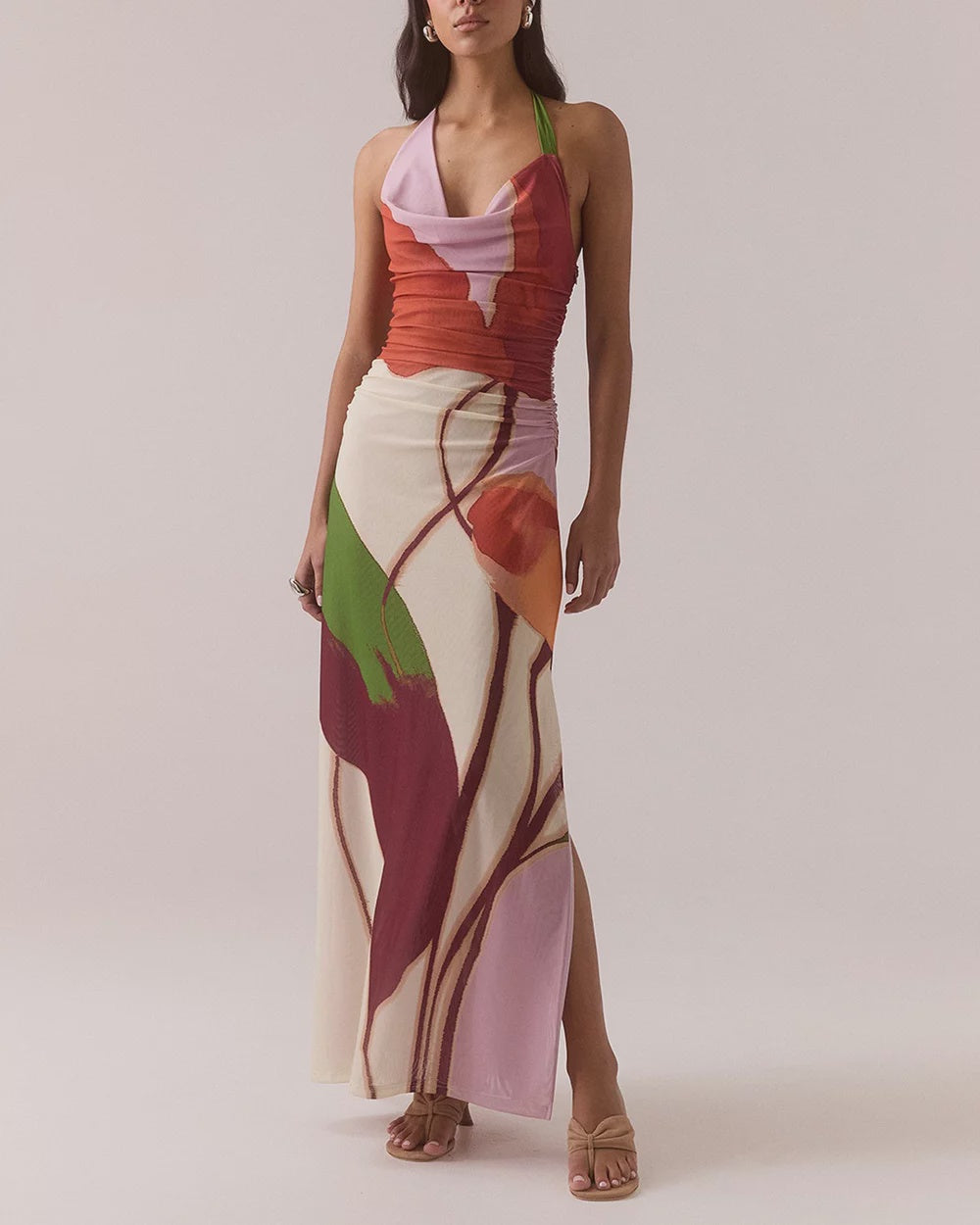 SOVERE Womens Kalea Dress in Botanic Print