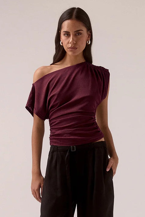 SOVERE Womens Rua Top in Fig