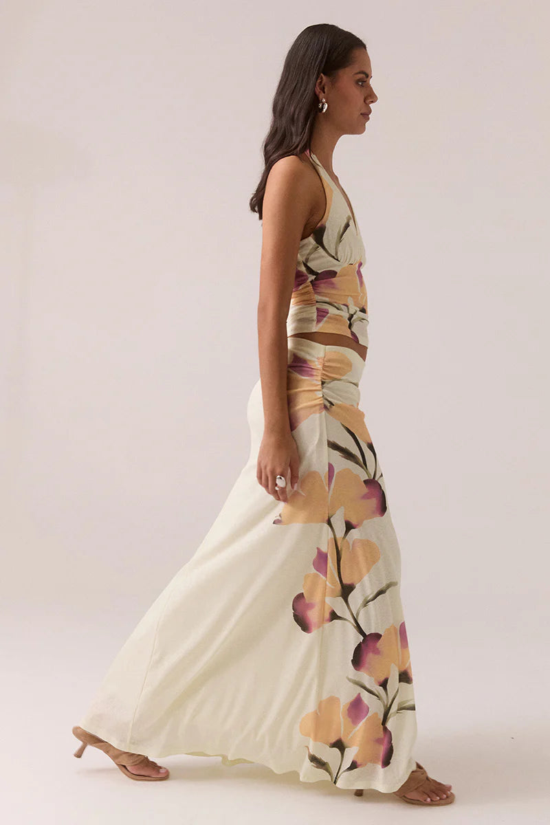 SOVERE Womens Akanni Skirt in Golden, WOMENS SKIRTS, SOVERE, Elwood 101