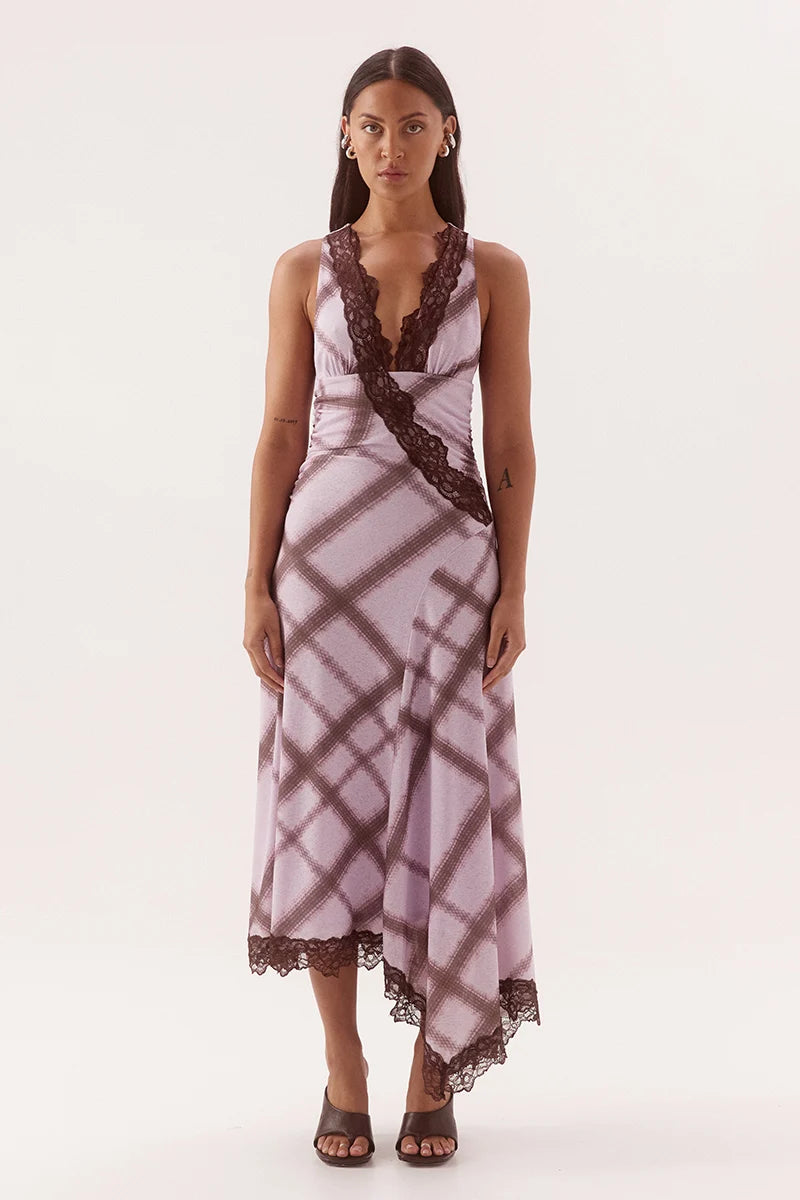 SOVERE Womens Ashti Dress in Plaid, WOMENS DRESSES, SOVERE, Elwood 101