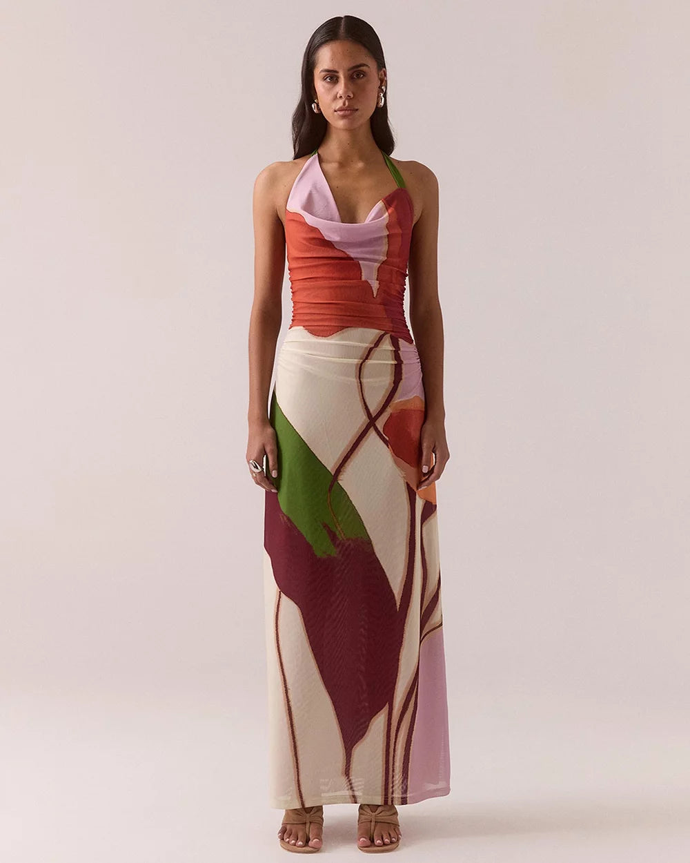 SOVERE Womens Kalea Dress in Botanic Print
