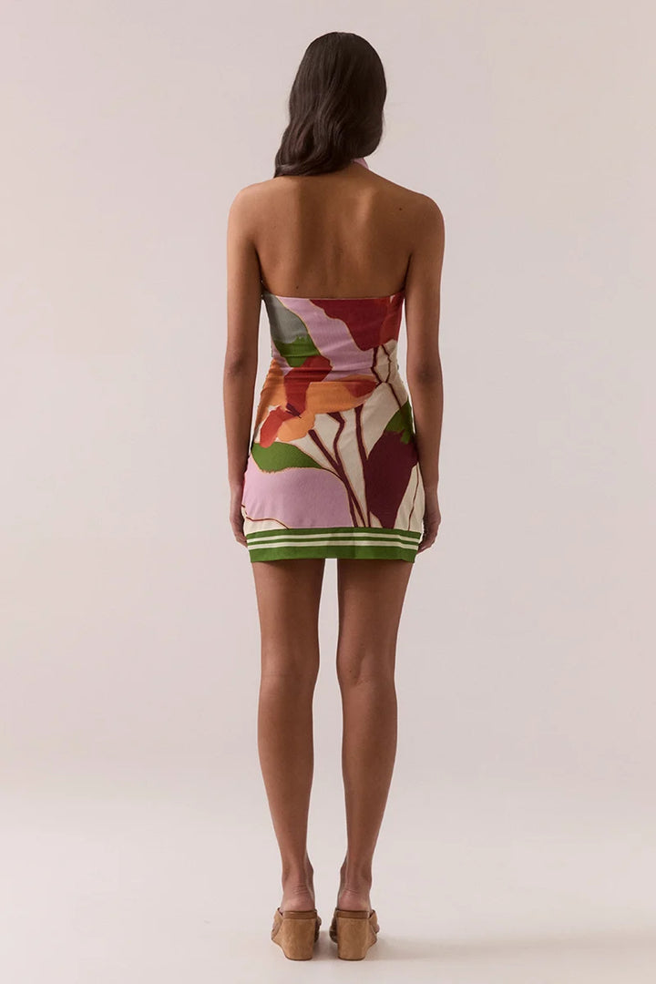 SOVERE Womens Kalea Mini Dress in Botanic Print