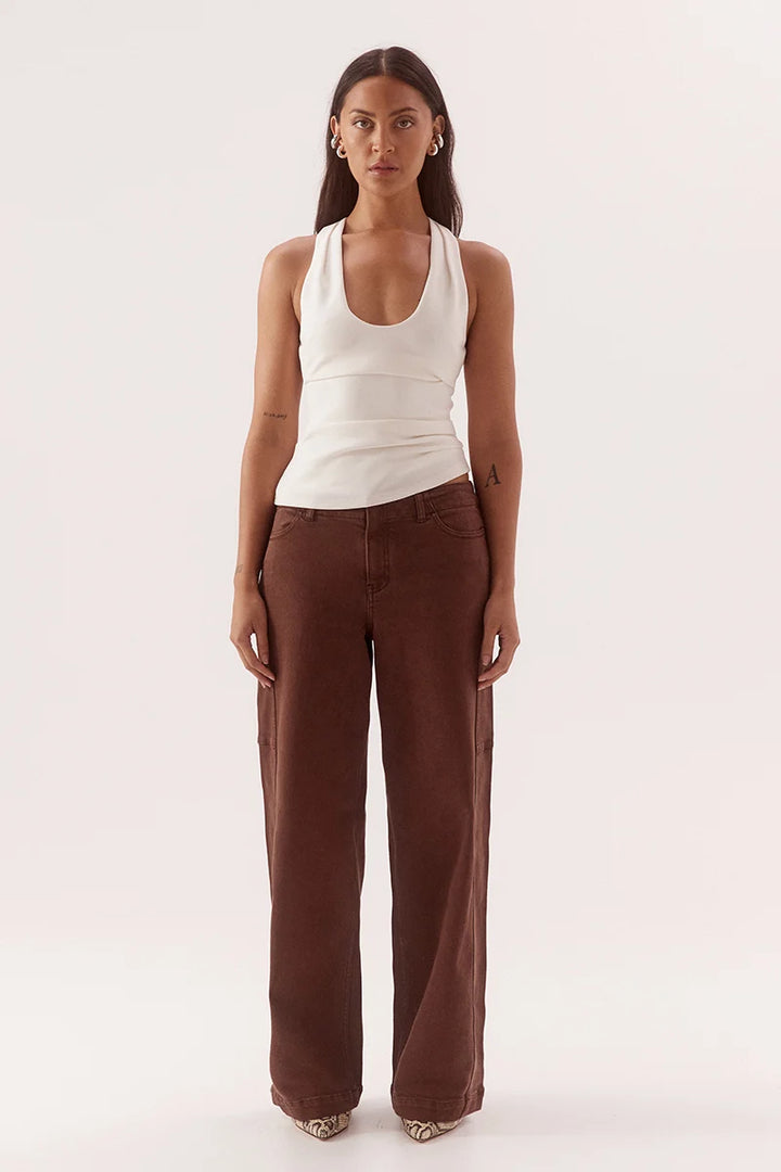 SOVERE Womens Lora Tank in Chalk