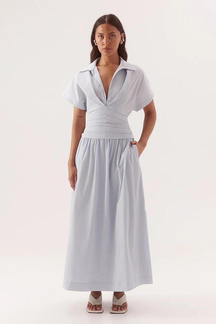 SOVERE Womens Lyra Dress in Sky