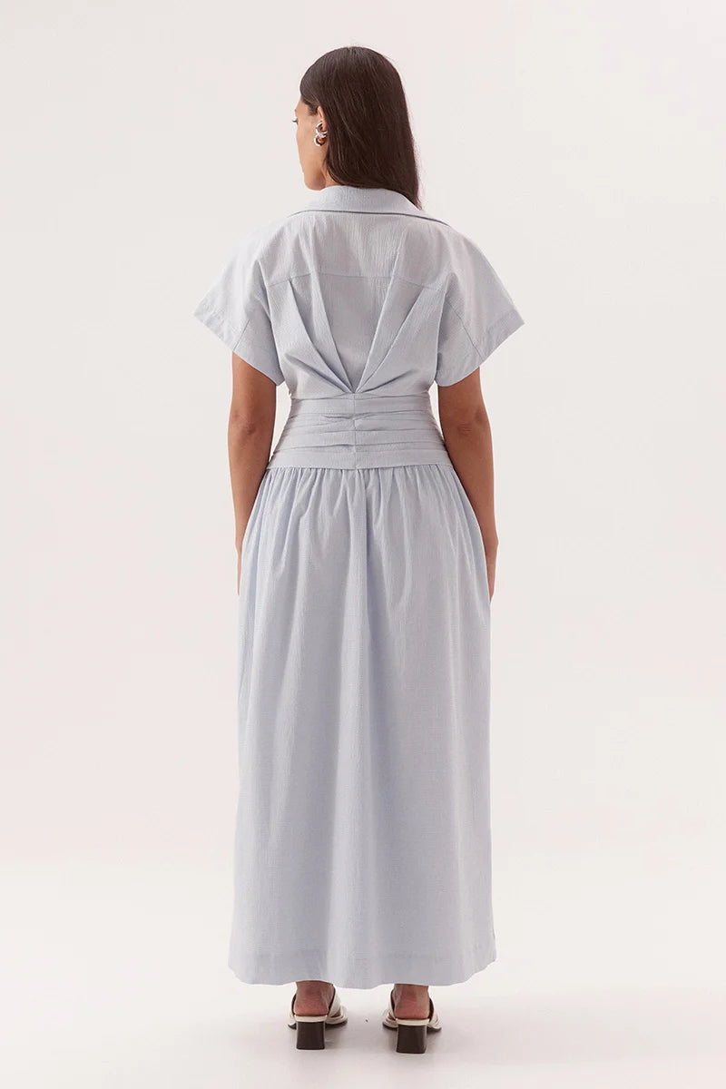 SOVERE Womens Lyra Dress in Sky