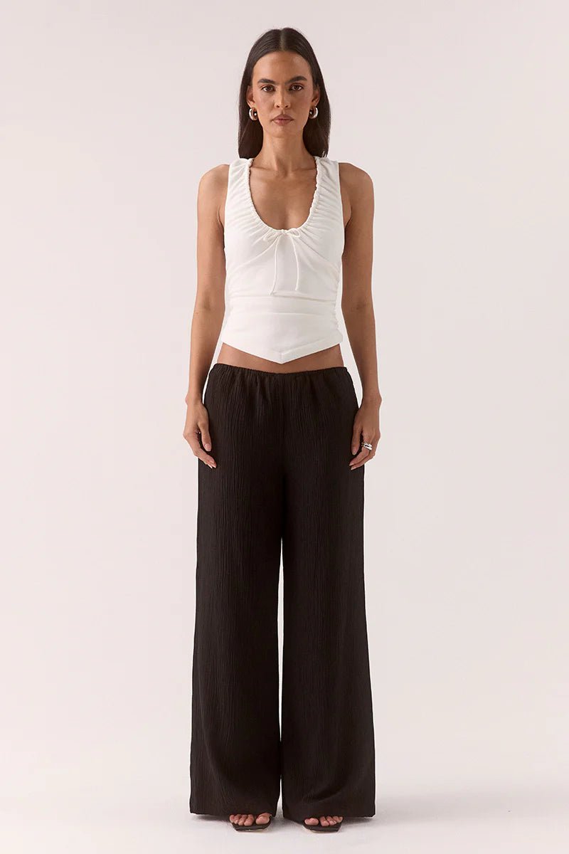SOVERE Womens Reve Top in Off White