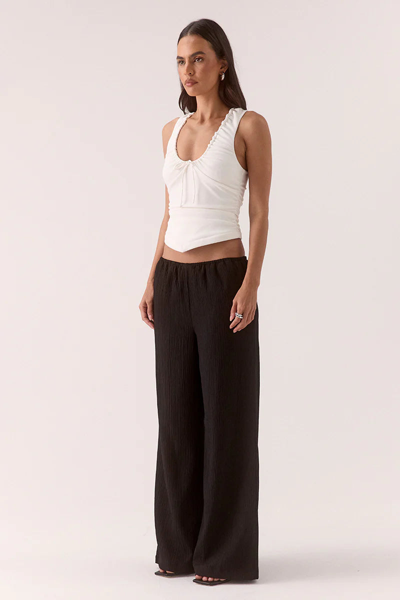 SOVERE Womens Reve Top in Off White