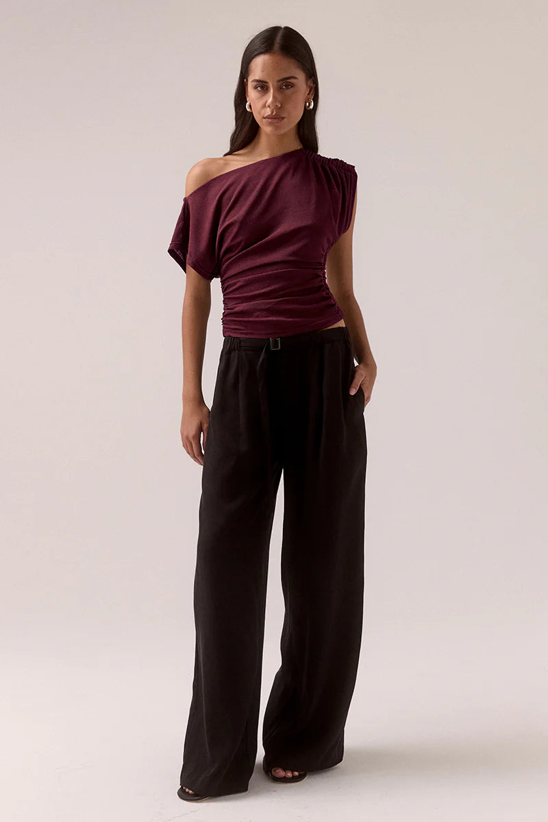 SOVERE Womens Rua Top in Fig