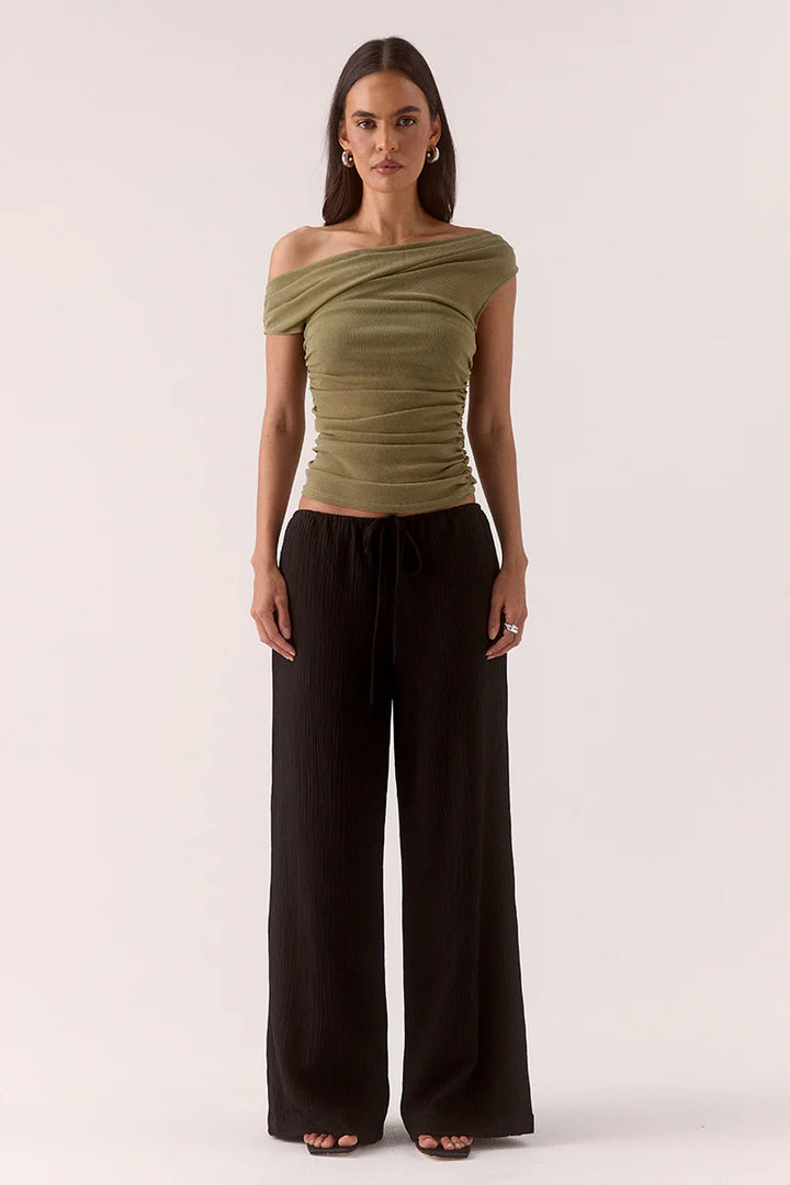 SOVERE Womens Zeya Top in Soft Khaki