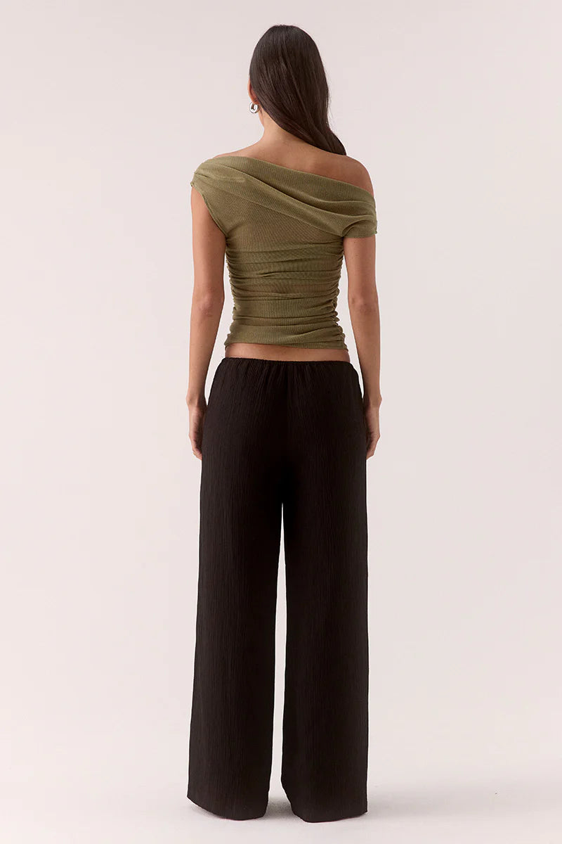 SOVERE Womens Zeya Top in Soft Khaki