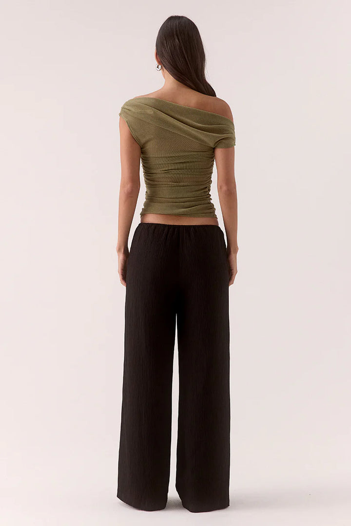 SOVERE Womens Zeya Top in Soft Khaki