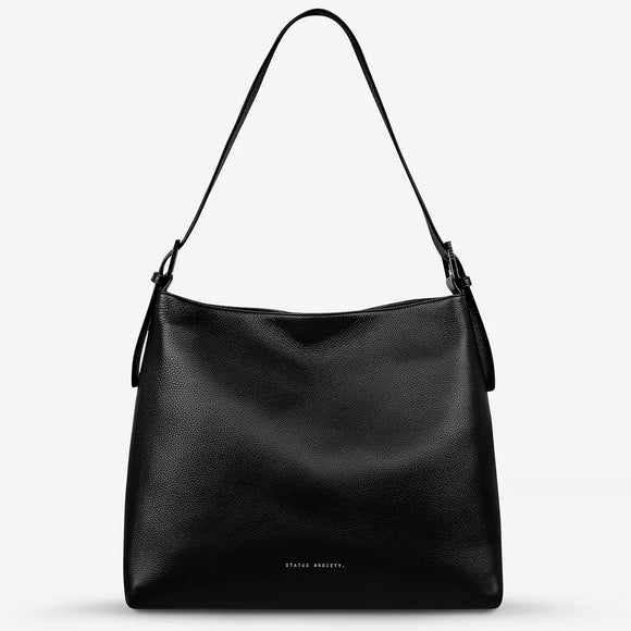 STATUS ANXIETY Womens Forget About It Leather Bag - Black