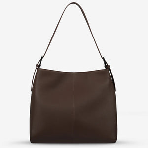 STATUS ANXIETY Womens Forget About It Leather Bag – Cocoa
