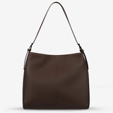 STATUS ANXIETY Womens Forget About It Leather Bag – Cocoa