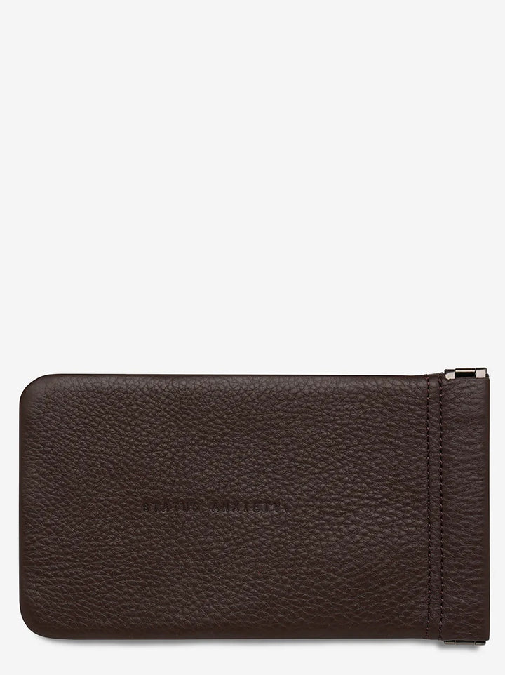 STATUS ANXIETY Keepsake Sunglasses Case in Cocoa Leather, SUNGLASSES UNISEX, STATUS ANXIETY, Elwood 101