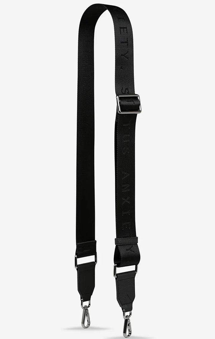 STATUS ANXIETY Womens Web Strap Medium in Black