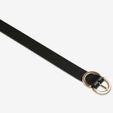 STATUS ANXIETY Womens In Reverse Leather Belt - Black/Gold, WOMENS BELTS, STATUS ANXIETY, Elwood 101