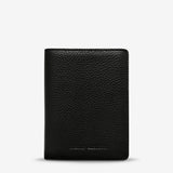 STATUS ANXIETY In Transit Leather Passport Wallet - Black, MENS & WOMENS WALLETS AND BAGS, STATUS ANXIETY, Elwood 101