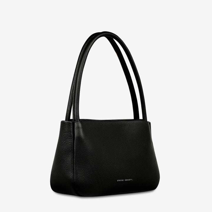 STATUS ANXIETY Womens Light Of Day Leather Bag - Black, WOMENS BAGS & CLUTCHES, STATUS ANXIETY, Elwood 101