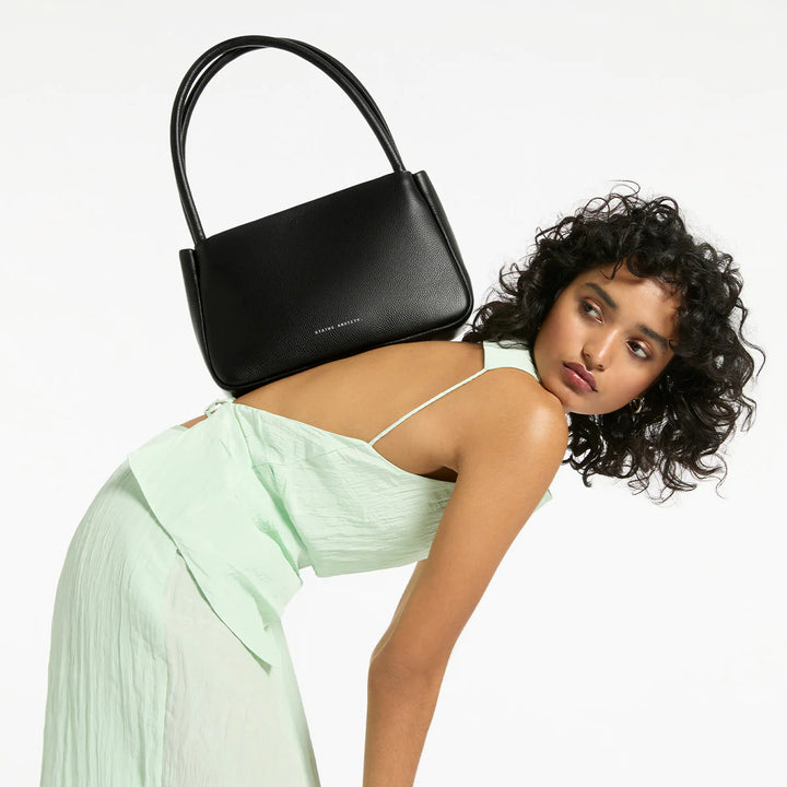 STATUS ANXIETY Womens Light Of Day Leather Bag - Black, WOMENS BAGS & CLUTCHES, STATUS ANXIETY, Elwood 101